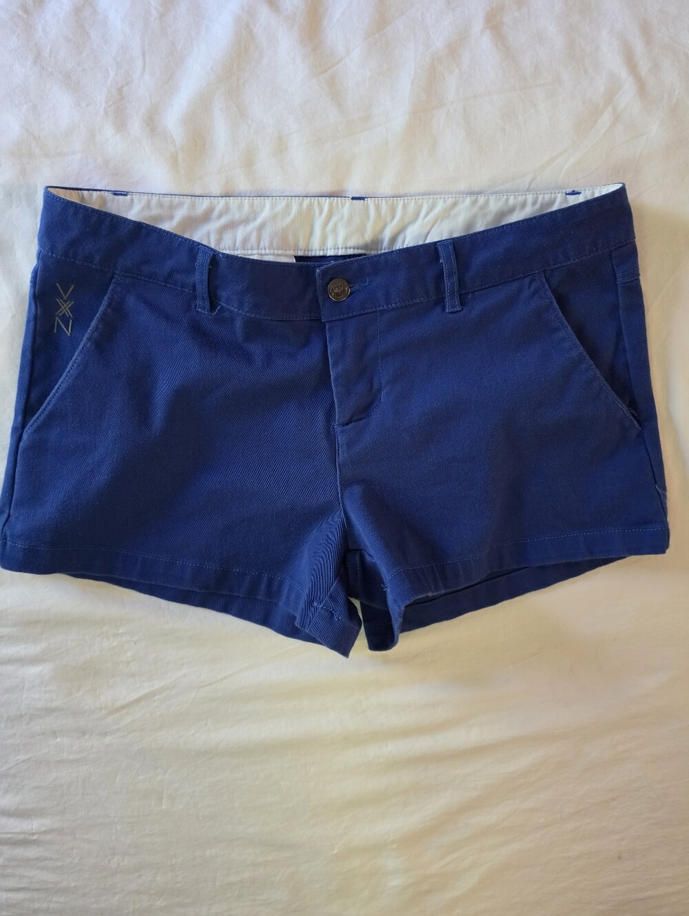 VXN Sportswear Royal Blue Chino Golf Shorts Women's Size 5 Kiss This Cheeky